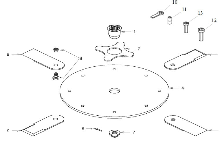 Brown Brush Cutter Parts