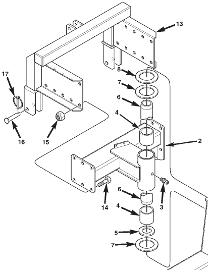 Top mast breakdown