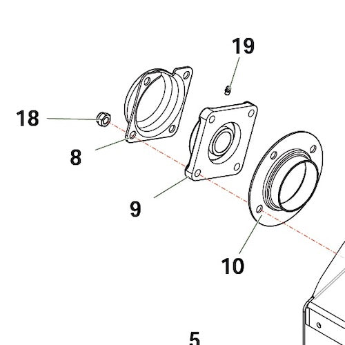 GUARD, TID100 FLAIL HEAD, ROTOR