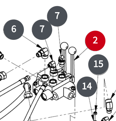 VALVE, 2-SPOOL, RUN & SWING