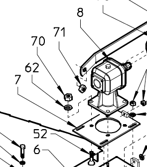 GEARBOX BASE PLATE, 100.126