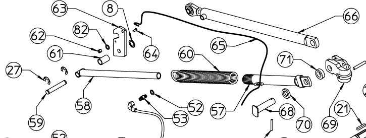 TUBE, OUTER, DM SPRING ASSIST 100.170