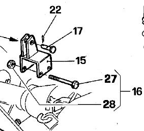 BRACKET, CYLINDER MOUNT 100.341