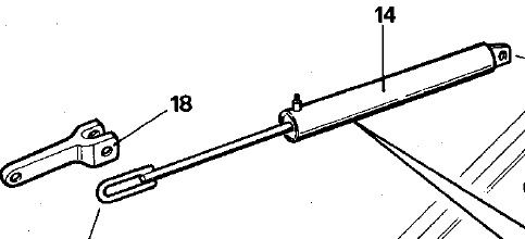 BRACKET, CYLINDER EXTENSION 100.342