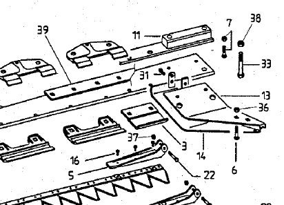 BLADE GUIDE, SICKLE BAR (REPLACES S14336), 100.461