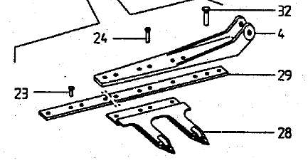 GUARD BACKING BAR, SB165, 100.493