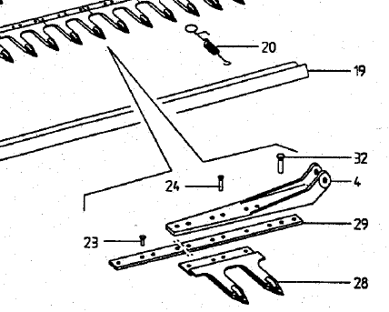 GUARD BACKING BAR, SB210, 100.495