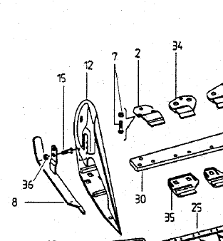 BLADE GUIDE, OUTER LOWER, 100.502