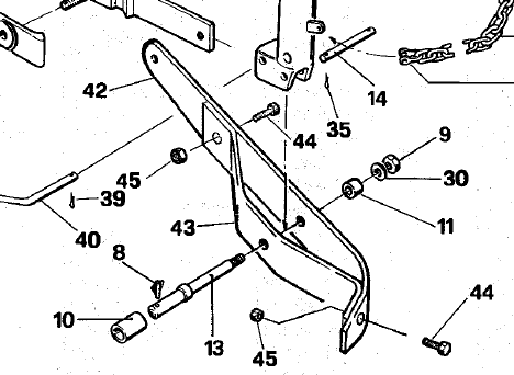 Hitch arm breakdown