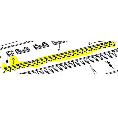 BLADE ASSEMBLY,  SB150 SICKLE BAR (100.581)