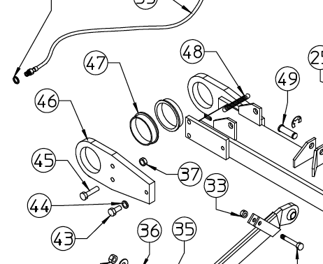 MAIN FRAME BRACKET, DM, 100.762