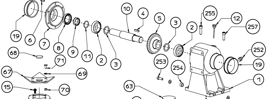 GEARBOX HOUSING 100.882