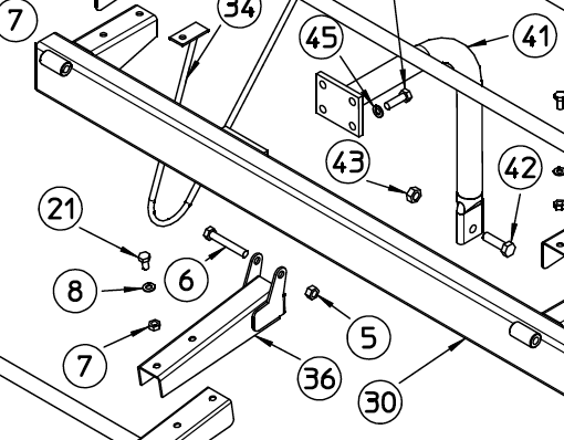 TARP FRAME BRACKET, 100.987