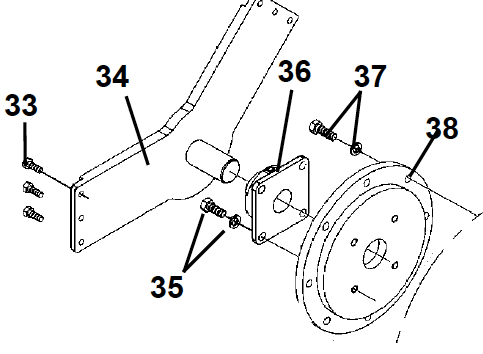 BEARING ASSEMBLY, IDLER, COLD PLANER