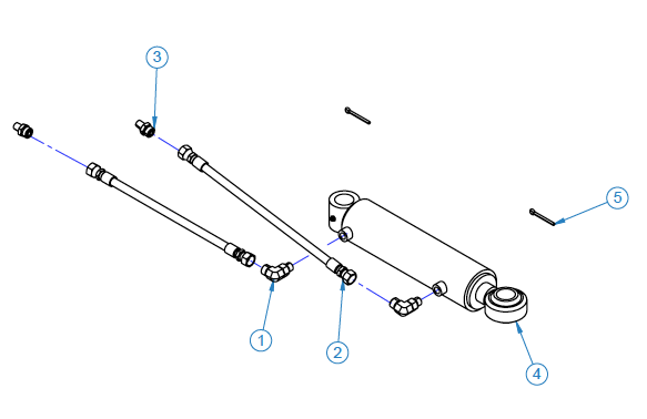 HYDRAULIC FITTING 6MF-4MP STRAIGHT