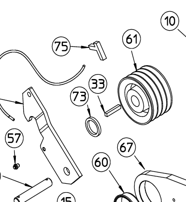 BUSHING, PULLEY, 110.015