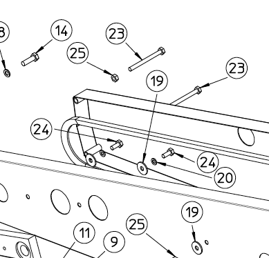 BOLT, BELT COVER, 110.021