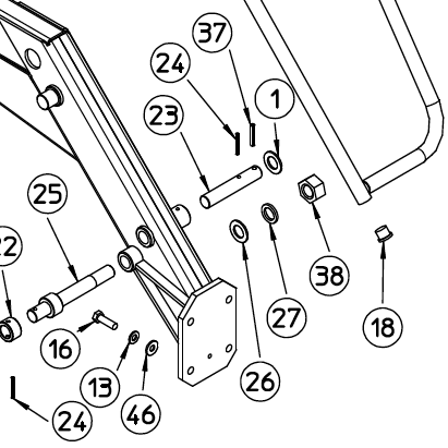 FRAME PIN, 110.433