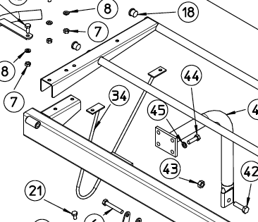 TARP FRAME GUIDE, 110.440