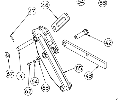 PIVOT PIN, DM-S, 110.483