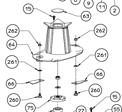 DISC, TALL, DM-S SERIES, 110.464