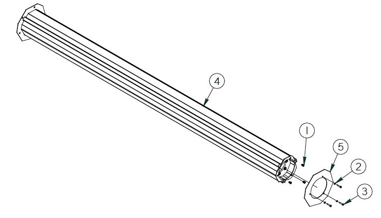 CORE WELDMENT, 205 SERIES PICK-UP BROOM