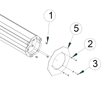 PLATE RETAINER 8" CORE