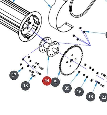 Sweepster drive axle