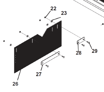 SIDE FLAP, PICKUP BROOM