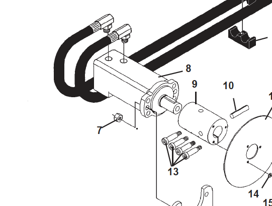 Hydraulic motor and coupler