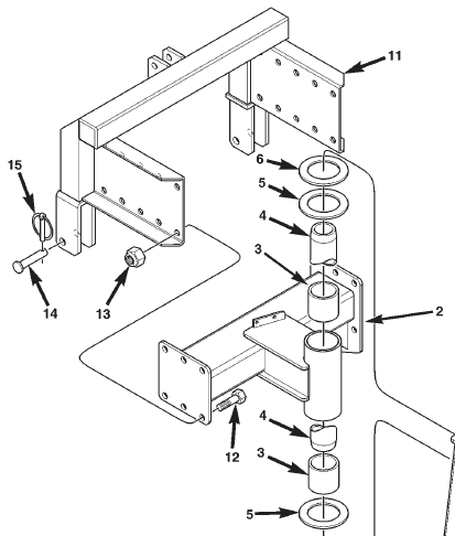 FRAME, PIVOT, PRESEEDER 605, 805 BSN1401