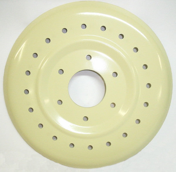 Center flange, rake wheel