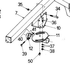 BRACKET, ROTATING, LH H94 200.704