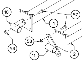 BRACKET, TRANSPORT ARM LOCK 200.939