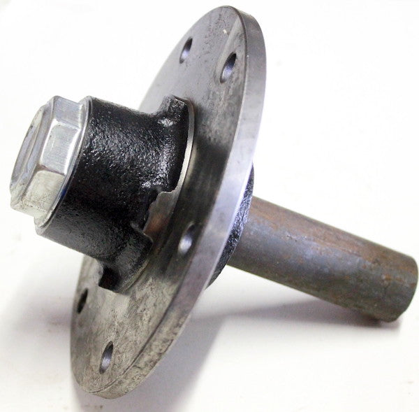 Rake wheel hub assembly