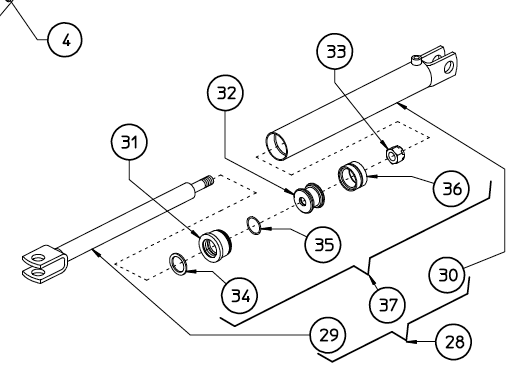 CYLINDER NUT M18x1.50 600.642