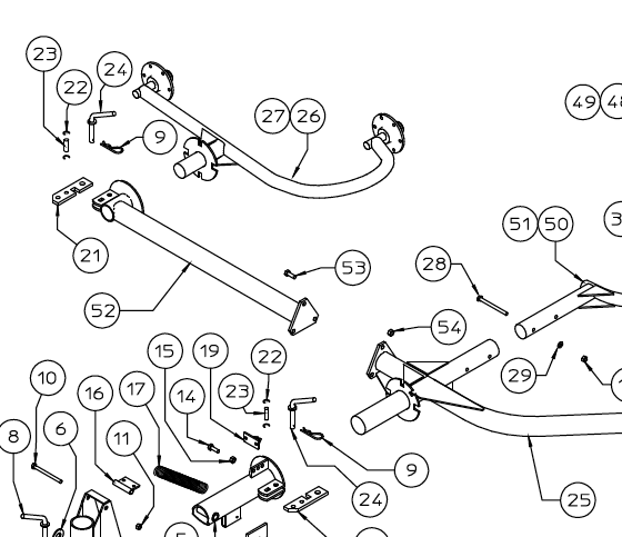 MAIN PIPE, RP5, FRONT 210.198