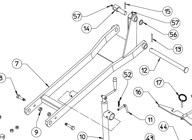 DRAWBAR, SR420, 210.514