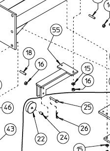 BRACKET, PULLEY, LONG 210.618