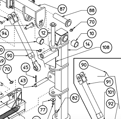 REINFORCING BEAM, LEFT HAND, 210.737