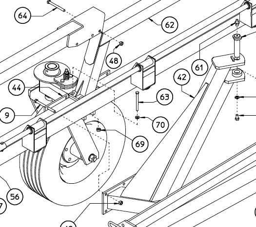 REINFORCING BEAM, RIGHT HAND, 210.738