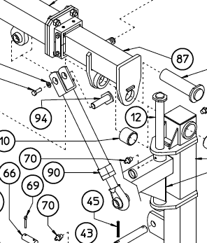 TIE ROD, MK REAR TRIANGLE, 210.833