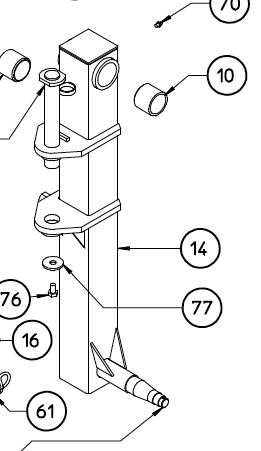 Wheel Arm Support Bracket