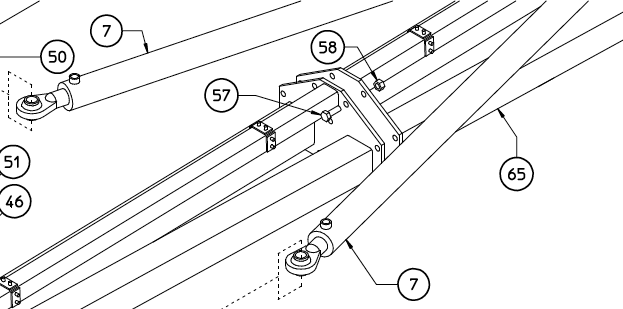 DRAWBAR, CENTER SECTION, MK14-MK20, 210.925