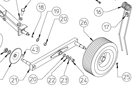 WHEEL ASSEMBLY SR420 610.677