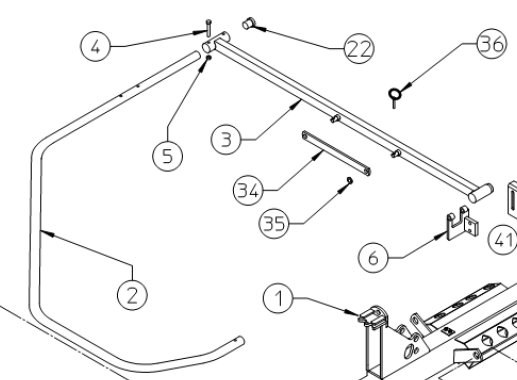 SUPPORT ARM RIGHT HAND, SR320, 210.957