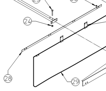 BACKING STRIP, TARP MOUNT, 210.965