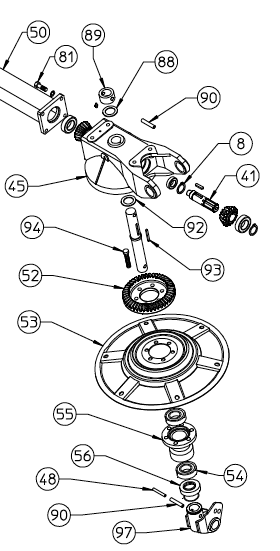 COLLAR, ROTOR SHAFT 220.124