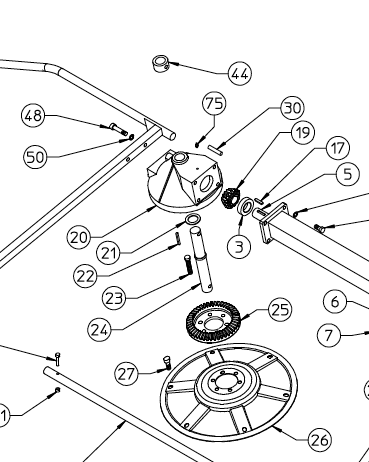 ROTOR GEARBOX HOUSING 210.993