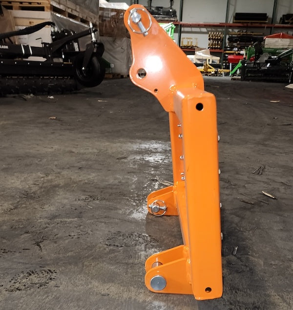 side view of plow mount